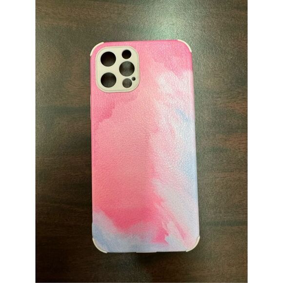 Pink Abstract IPhone 12 Case - Picture 1 of 2